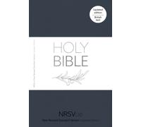 NRSVue Holy Bible, Navy Flexiback, Debossed Detail, Silver Ribbon Marker, British Text, NRSVue New Revised Standard Version Updated Edition, Flexiback, Personal size