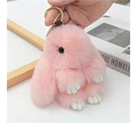 NRSW Bunny Lulu,Bunny Lulu Key Chain,Soft Bunny PomPom,Bunnylulu Keychain,Cute Handmade Bunny with Keychain,Cute rabbit pendant pretending to be dead,Bag Charms, Phone Charms, Keychains,Korean Fans