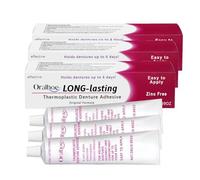 NRSW ORALHOE Thermoplastic Denture Adhesive,Denture fixation adhesive, improve comfort,3pcs