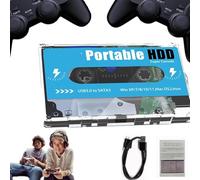 NRSW Pocket Super Console - 2024 Ultimate Retro Gaming Console Support 70+ Simulator, 4k High Definition Hdmi Output, Plug And Play Video Game Stick Built In 100000+ Games,With 2pc handle