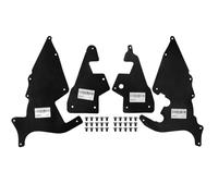 NRTNRFQW 4x Splash Shields With Clips For Ford For Ranger P375 T6 For Everest Fender Liners Apron Skirts Guards Seals Fenders