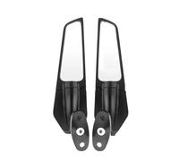 NRTNRFQW Handlebar Mirror CBR 650R 650F VFR 400 750 800 VTR1000F Motorcycle Mirrors Modified Wind Wing Adjustable Rotating Rearview Mirror(CBR650 600 L)