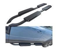 NRUXDYNAcv 2PCS Aluminum Side Steps Running Boards Nerf Bars Waterproof Running Boards Compatible For Land Rover Defender 110 130 4 Door L851 2020-2024(With flag log)