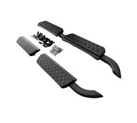 NRUXDYNAcv 2PCS Aluminum Side Steps Running Boards Nerf Bars Waterproof Running Boards Compatible For Land Rover Defender 110 130 4 Door L851 2020-2024(Anti-Skid Rubber)