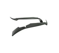 NRUXDYNAcv A Pair Car Front Bumper Canards Splitters Compatible for Corvette c8 Stingray Z51 2020-2024 Spoiler Diffuser Glossy Black(Carbon Fiber Style)
