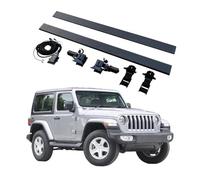NRUXDYNAcv Automatic Electric Power Side Step Running Board electric side steps OBD powered steps Compatible for Jeep Wrangler JL 2 door Sahara Rubicon 2018-2023