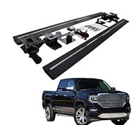 NRUXDYNAcv Car Electric Side Step Nerf Bar Running Board Compatible For GMC SIERRA 2017-2023,Intelligent Scalable/thicken Durable Pedals,load 300kgs.(A)