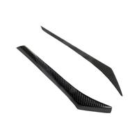 NRUXDYNAcv Compatible for 14-18 Jazz Fit GK5 Carbon Headlight Eyelids Lip Decora Trim Front Bumper Eyebrow Lips Cover Stick On Type For GK5 Car Parts
