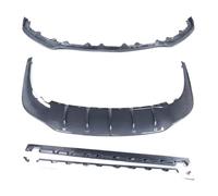 NRUXDYNAcv Compatible for Bentley Flying Spur W12 2020-2024 ReaI Carbon Fiber Bumper Front Lip Rear Diffuser Side Skirts Tail Wing Spoiler Kit(H)