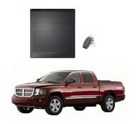 NRUXDYNAcv Electric Retract Hard Tonneau Cover Compatible for Dodge Dakota Quad 2005-2011 5.3ft Bed, Waterproof Aluminum Hard Shell Cover for Truck Bed with Key Lock & Light