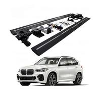 NRUXDYNAcv Electric Scalable Running Board Side Step Nerf Bar Automatic Powersteps Compatible For BMW X5 G05 2019 2020 2021 2022 2023,Thicken&widen(Three kinds light)