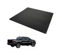 NRUXDYNAcv Hard Tri-Folding Truck Bed Tonneau Cover Compatible for Dodge Ram 1500 2019-2024,Waterproof Aluminum Hard Shell Cover,Easy Install Weather Protection(6.4ft)