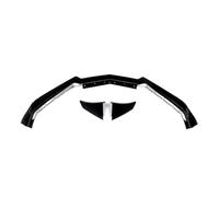 NRUXDYNAcv Magickit Front Splitter Spoiler Compatible for 2020-2023 Corvette C8 ZR1 Style Front Bumper Lip STG 3 Winglet Lip Spoiler Glossy