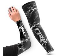NRV Dark Sakura Gaming Esports Cuff - Comfort Compression & Control - Anti-Friction - Stylish Japanese Design - Black & Purple - Sizes S to 3XL