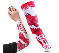 NRV Dragon Edition Gaming Compression Cuff - Optimize Your Game with Comfort and Style - Designed by Professional Players - Durable, Breathable and Friction-Free, Red, M