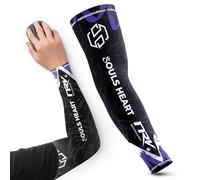 NRV Gaming Compression Cuff - SoulsHeart 2026 Edition - Anti-Friction Gaming Sleeve - Ultra Smooth Arm Cuff for FPS & Competitive Gaming - Breathable Fabric, Black, M