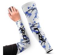 NRV Sakura Edition Gaming Compression Cuff - Enhanced Esports Performance with Japanese Style - Professionally Designed - Durable, Breathable & Friction Free, Blue, M