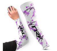 NRV Sakura Edition Gaming Compression Cuff - Enhanced Esports Performance with Japanese Style - Professionally Designed - Durable, Breathable & Friction Free, purple, 3XL