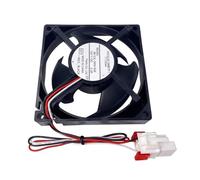 NRVTRE 3612JL 04W S49 Refrigerator Evaporator Fan Motor 12V 0.3A Suitable for Different Brand Models Direct Fit Alternative Direct Replacement Fridge Fan