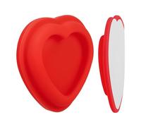 NRVTRE Adhesive Remote Control Holder for Wall, ABS Heart Shape Mount for Home Study Bedside Storage and Desk Areas Remote Wall Mount Climate Control Hanger Magnet Hook Adhesive Device Holder Side