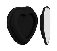 NRVTRE Adhesive Remote Control Holder for Wall, ABS Heart Shape Mount for Home Study Bedside Storage and Desk Areas Remote Wall Mount Climate Control Hanger Magnet Hook Adhesive Device Holder Side