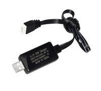 NRVTRE Battery Pack USB Charging Cable for 11.1V 4-Pin Setup, 55 Cm PVC Cable with USB-a Plug for Model Battery Power and Routine Upkeep Use
