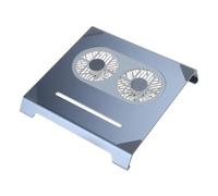 NRVTRE Laptop Cooler Bracket with Cooling Notebook Holder Aluminum Alloy Portable Tablet Base Anti-Slip Notebook Bracket Holder Stand