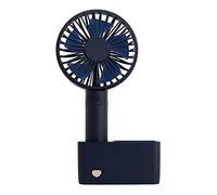 NRVTRE Portable Fan USB Handheld Fan Personal Small Table Portable Small But Mighty Quiet Blue White 2000mAh Usb Desk Quiet Electric Plug in Rechargeable White Blue