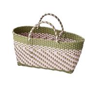 NRVTRE Trendy Woven Basket Bag Practical and Lightweight Handbag Casual Shopper Bag Perfect for Grocery Market Trip Elegant Vacation