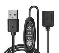 NRVTRE USB Speed Controller Electronic Regulator Switches 3 Speed Adjustable Automobile Fan Regulation Cable for Desk Fan Adjustable USB Switches Cable