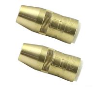 NS-1200B Gas Nozzle for MIG Welding - 2-Pack Copper Welding Nozzles, 1/2-Inch Flush-Fit Nozzles Compatible with for Bernard & Centerfire MIG