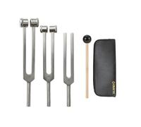 NS Craft Tuning Fork Set for Healing & Vibration Therapy - 128C, 256C, and 512C Frequencies for Essential Yoga and Meditation & Sound Therapy
