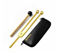 NS Crafts® 42Hz Gold Tuning Fork - Sound Healing, Deep Meditation & Mind Balancing Tool for Chakra, Biofield, Grounding, Relaxation & Vibrational Energy Therapy