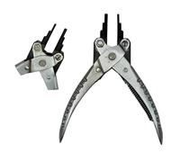NS crafts Heavy Duty Wire Looping 6-in-1 Round Nose Parallel Action Pliers Bail Making, Jump Rings