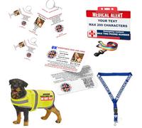 NS Design Assistance Dog Medical Alert Set - UK Service Dog Support Cards