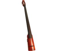 NS Design WAV 4-String Electric Upright Bass Amberburst Gloss with Gig Bag and Stand