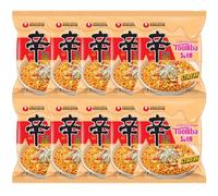 NS Korean [NEW FLAVOUR] Ramyun Stir Fry Spicy & Creamy Toomba Flavour Instant Noodle 137g | Bundle Pack | Instant Meal | Portable & Convenient HALAL (Pack of 10)