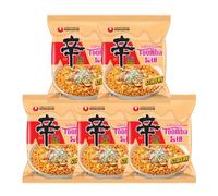 NS Korean [NEW FLAVOUR] Ramyun Stir Fry Spicy & Creamy Toomba Flavour Instant Noodle 137g | Bundle Pack | Instant Meal | Portable & Convenient HALAL (Pack of 5)