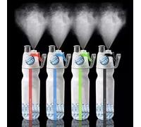 NS Lightweight portable insulated drinking 500mls water bottle spray mist feature good for outdoor gym biking climbing cycling hydration keeps cool BPA free