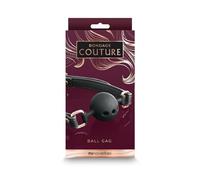 NS Novelties Bondage Couture Ball Gag Black 6.2 x 4.5 x 4.5 cm