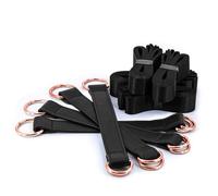 NS Novelties Bondage Couture Tie Down Straps Black 353 cm