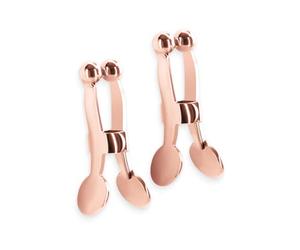 NS Novelties Bound Nipple Clamps C1 Rose Gold 5.1 cm