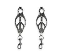 NS Novelties Bound Nipple Clamps C3 Gunmetal Grey 14 cm