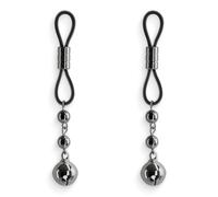 NS Novelties Bound Nipple Clamps D1 Gunmetal Grey 8.5 cm