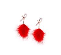 NS Novelties Bound Nipple Clamps F1 Red 13 cm