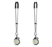 NS Novelties Bound Nipple Clamps G1 Gunmetal Grey 9 cm