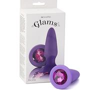 NS Novelties Glams Butt Plug, Purple, One-Size