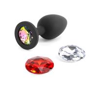 NS Novelties Glams Xchange Round S Analplug Black