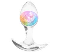 NS Novelties - Rainbow Translucent Anal Plug - Small