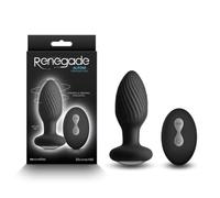 NS Novelties Renegade Alpine Black Analplug 9.8 x 3.5 x 3.5 cm